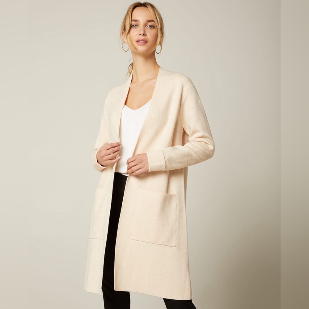 Novelti - Open-front Sweater Coat